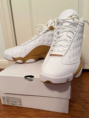 Air Jordan 13 414571-171 White Wheat With Box Size 11